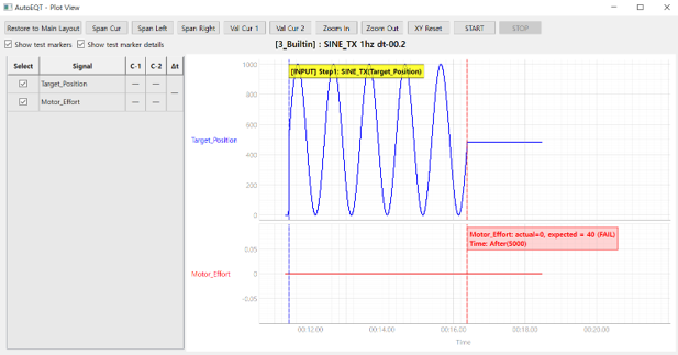 실제 AutoEQT 실시간 Plot View